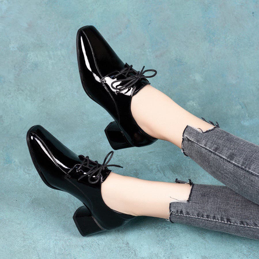 Zapatos de piel lisa