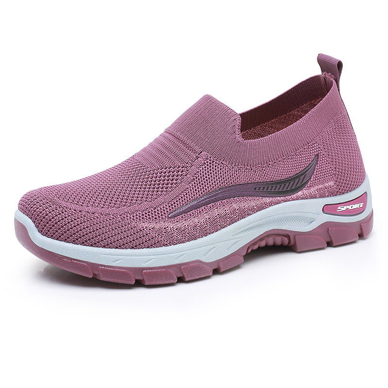 2025 nuevos zapatos de malla para personas de mediana edad y mayores