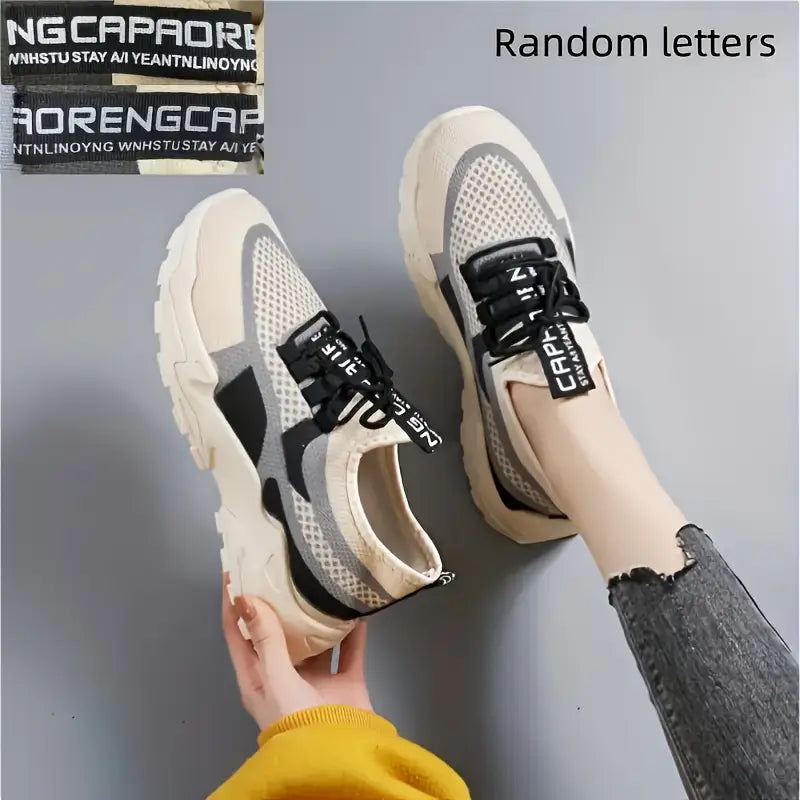 Nuevos zapatos de papá de malla 2025