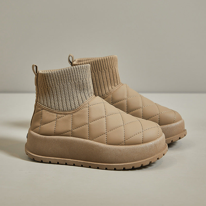 Botas de nieve altas de polar