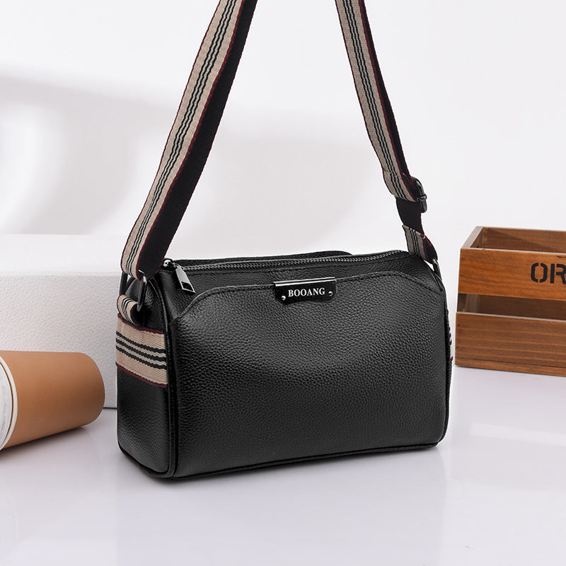 【Capa superior de piel de vaca】】Bolso de cuero suave