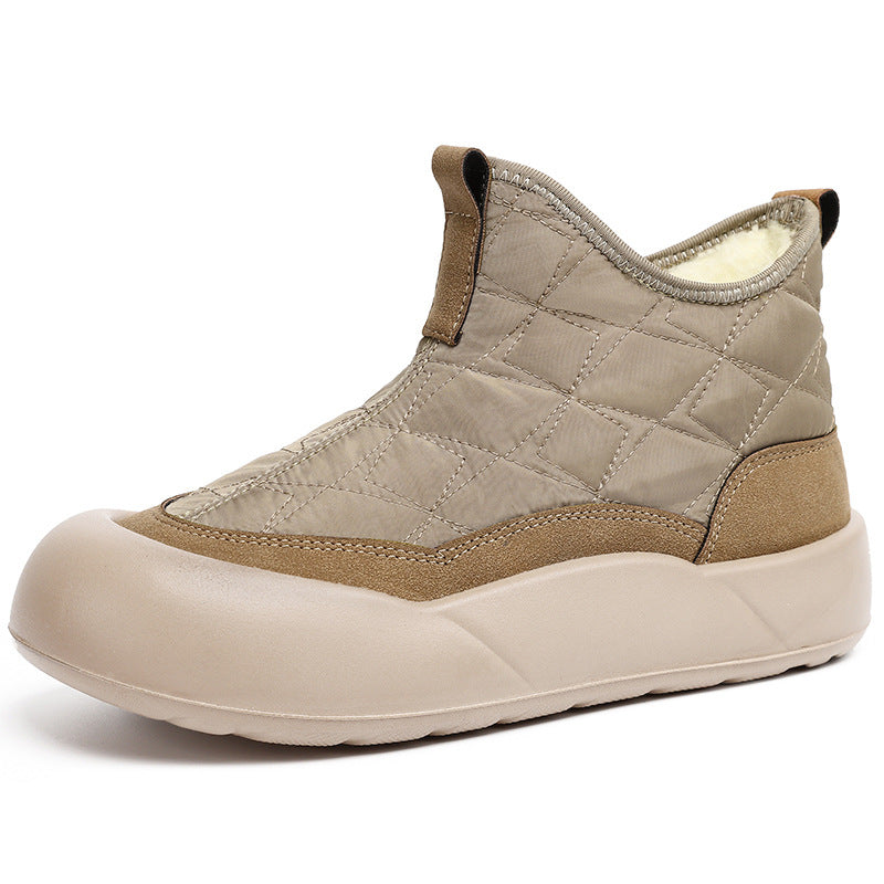 Botas cálidas de suela gruesa hasta el tobillo