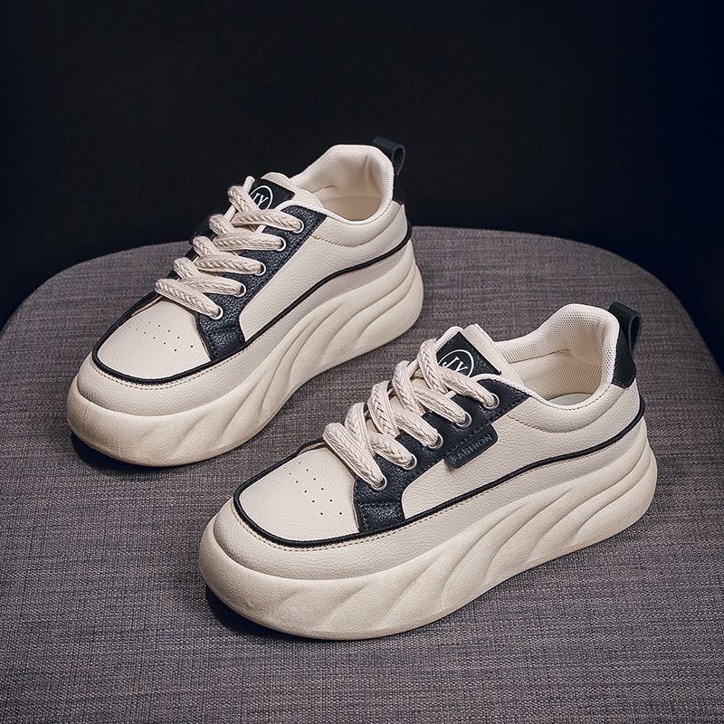 Zapatillas retro de color contrastante