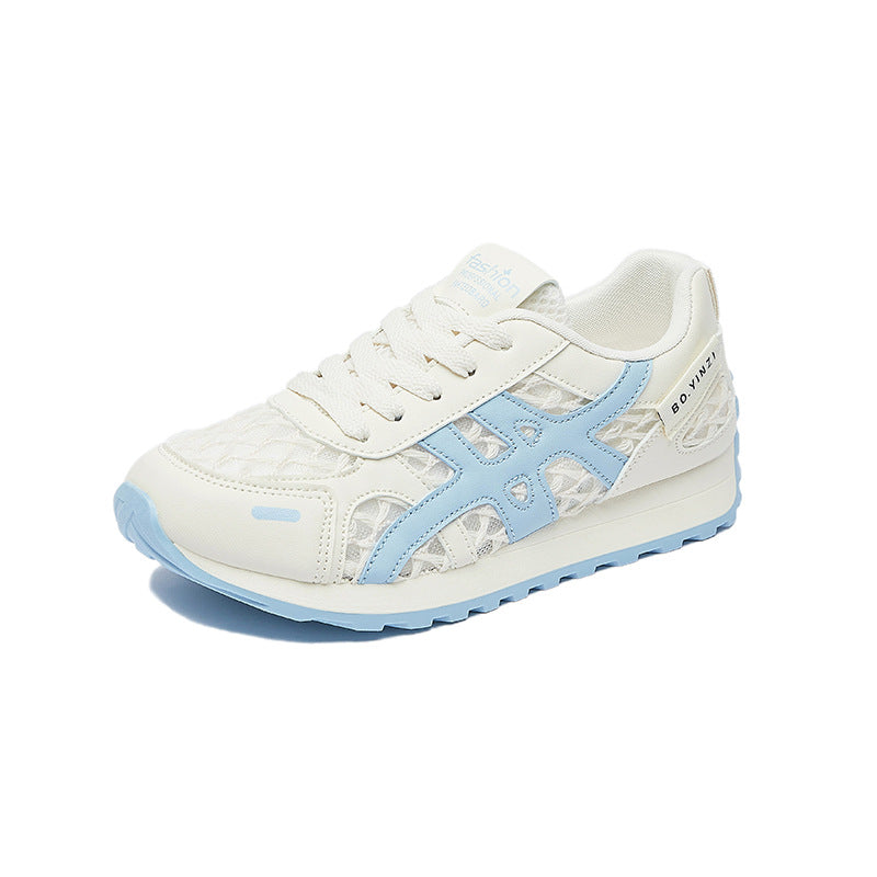 Zapatillas deportivas casuales de suela gruesa de malla (XF822)