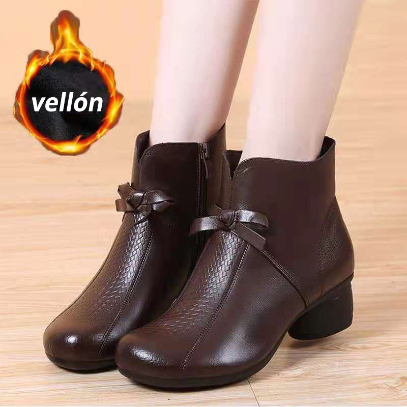 botas de cuero para mujer