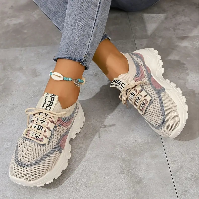 Nuevos zapatos de papá de malla 2025