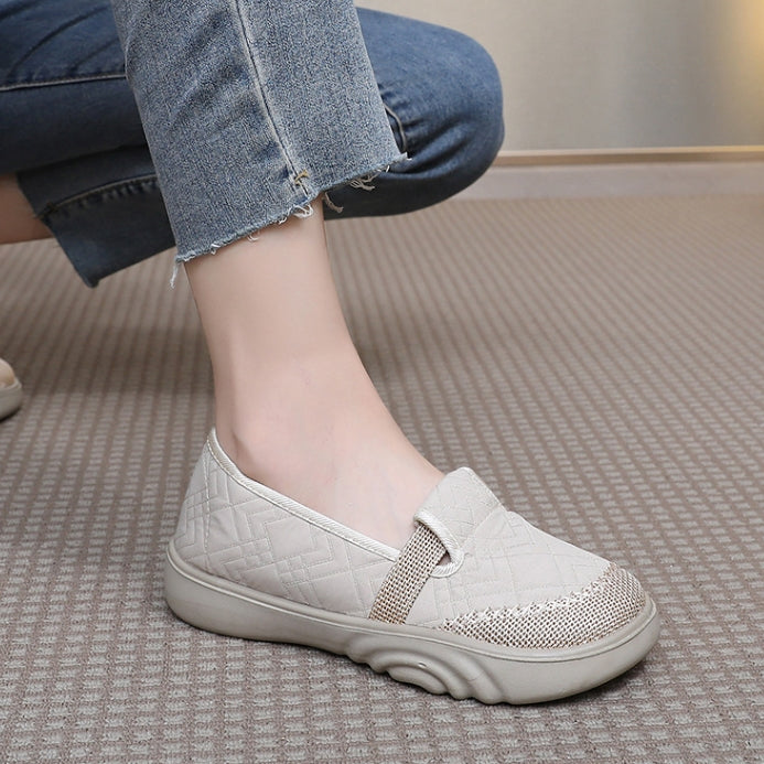 Zapatos de lino cómodos para mujer