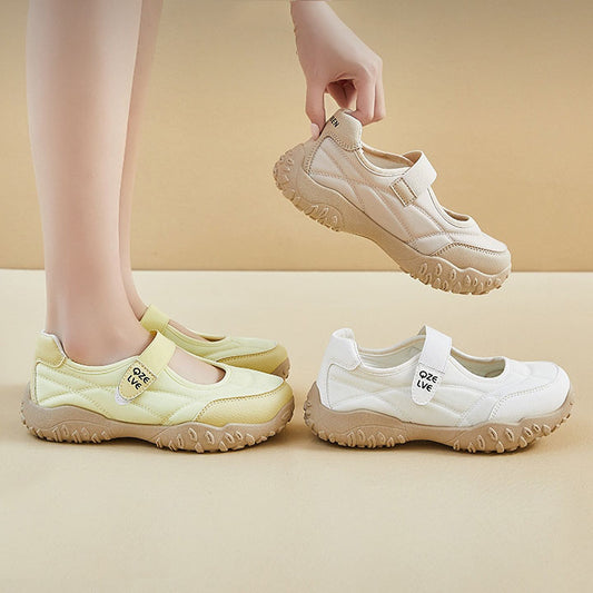 Zapatos casuales de malla con velcro