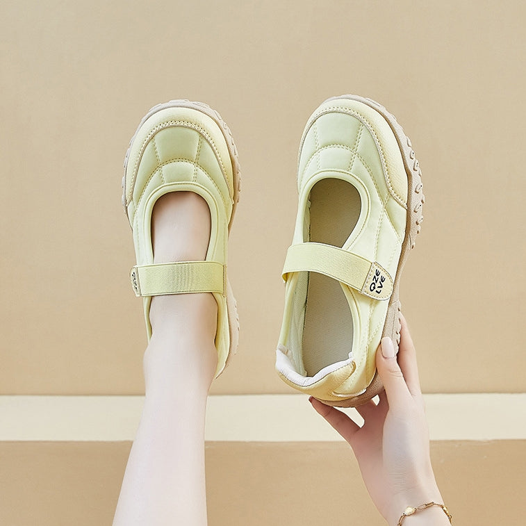 Zapatos casuales de malla con velcro