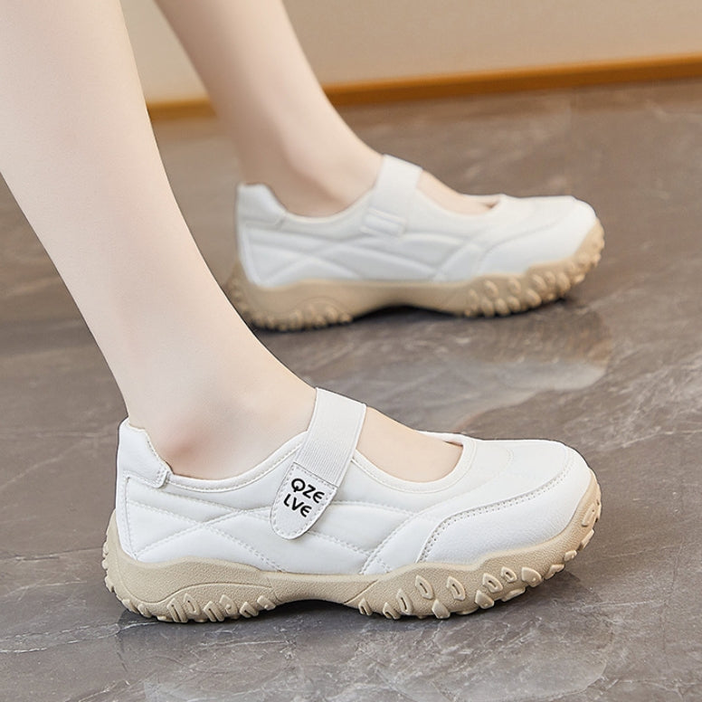 Zapatos casuales de malla con velcro