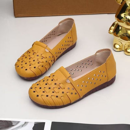 Mocasines huecos de suela blanda