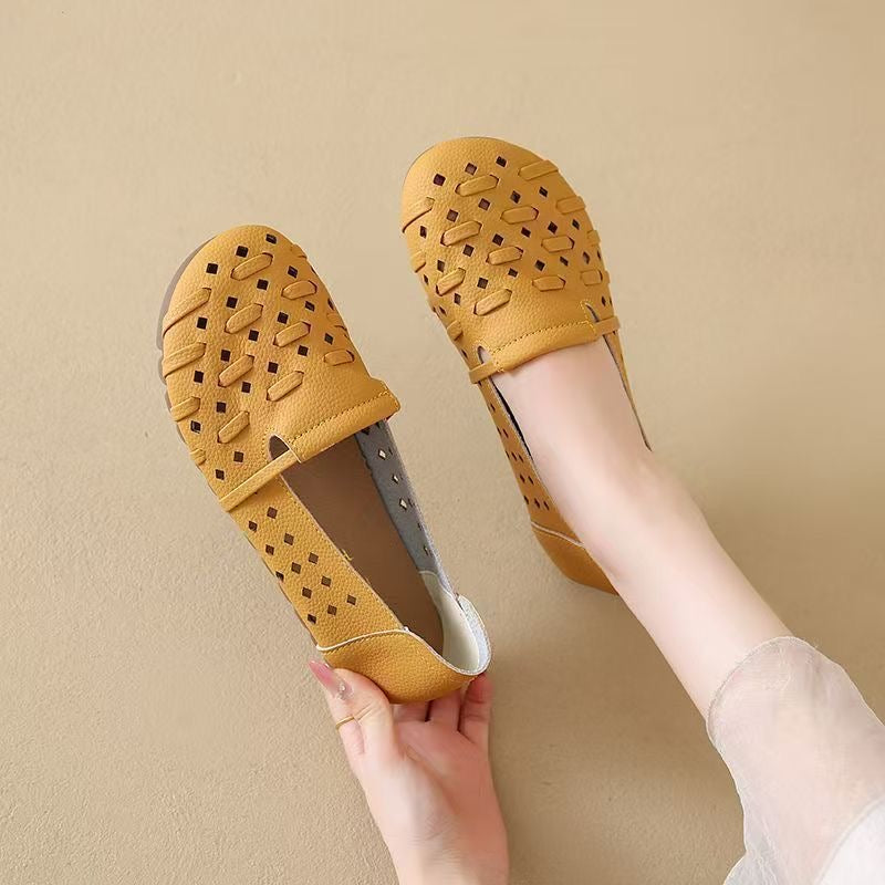 Mocasines huecos de suela blanda