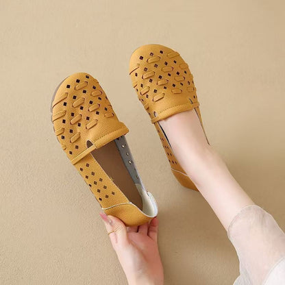 Mocasines huecos de suela blanda