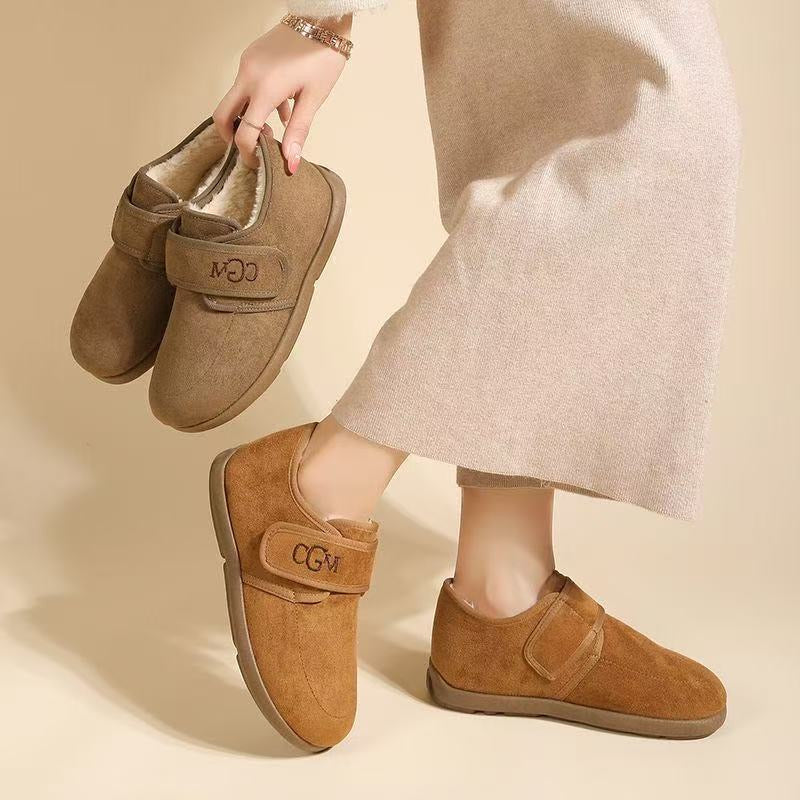 Zapatos retro de pelo para otoño/invierno