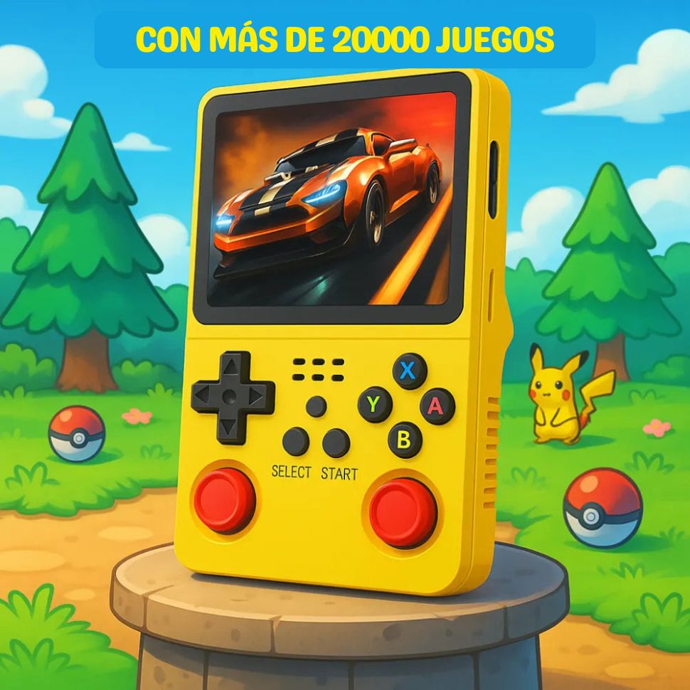Mini consola de juegos portátil -Con más de 20000➕ juegos
