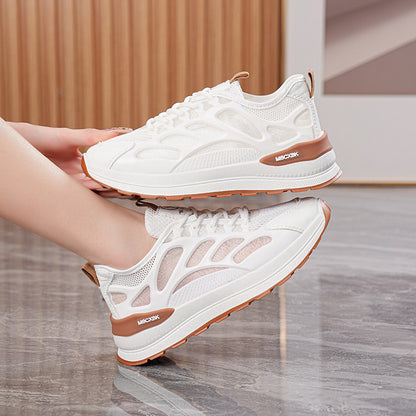 Zapatillas de running ultraligeras de malla con amortiguación