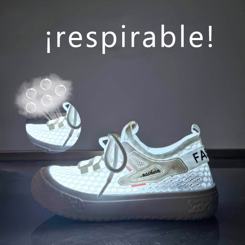 Zapatos casuales transpirables de tejido volador de verano