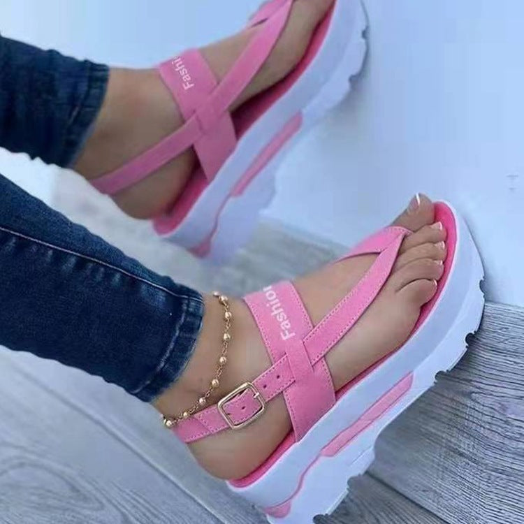 sandalias de plataforma chanclas de mujer