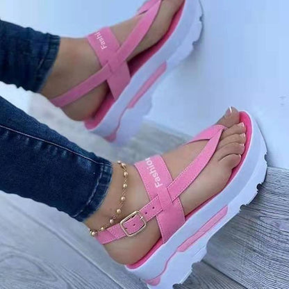 sandalias de plataforma chanclas de mujer