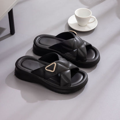 Zapatillas antideslizantes gruesas 【EVA -antiolor】