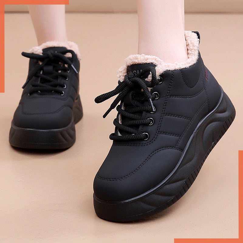 Zapatos de algodón impermeables y antideslizantes para invierno