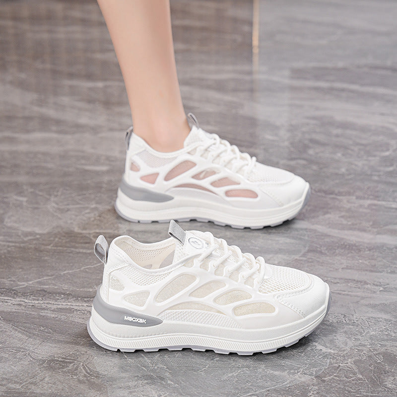 Zapatillas de running ultraligeras de malla con amortiguación