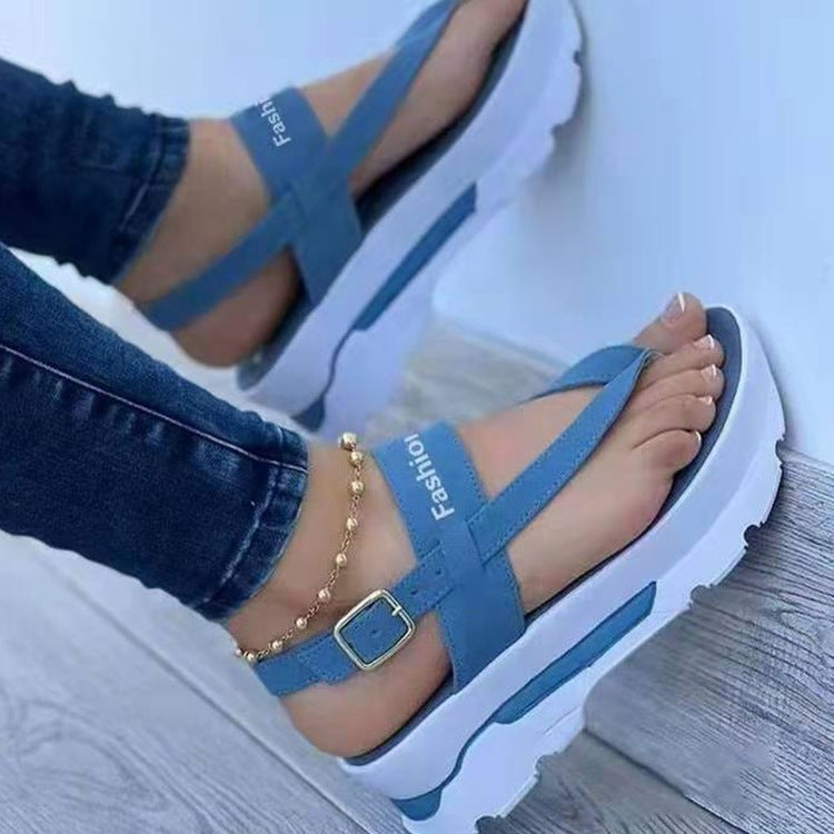 sandalias de plataforma chanclas de mujer