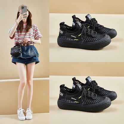 Zapatos casuales transpirables de tejido volador de verano