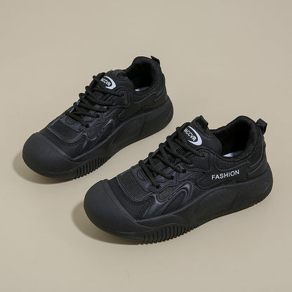 Zapatillas casuales versátiles de suela gruesa
