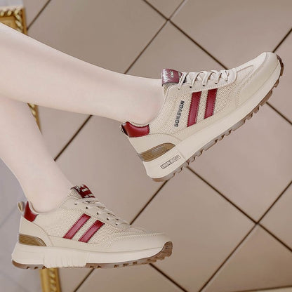 Zapatillas de running transpirables de malla 2025