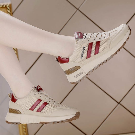 Zapatillas de running transpirables de malla 2025