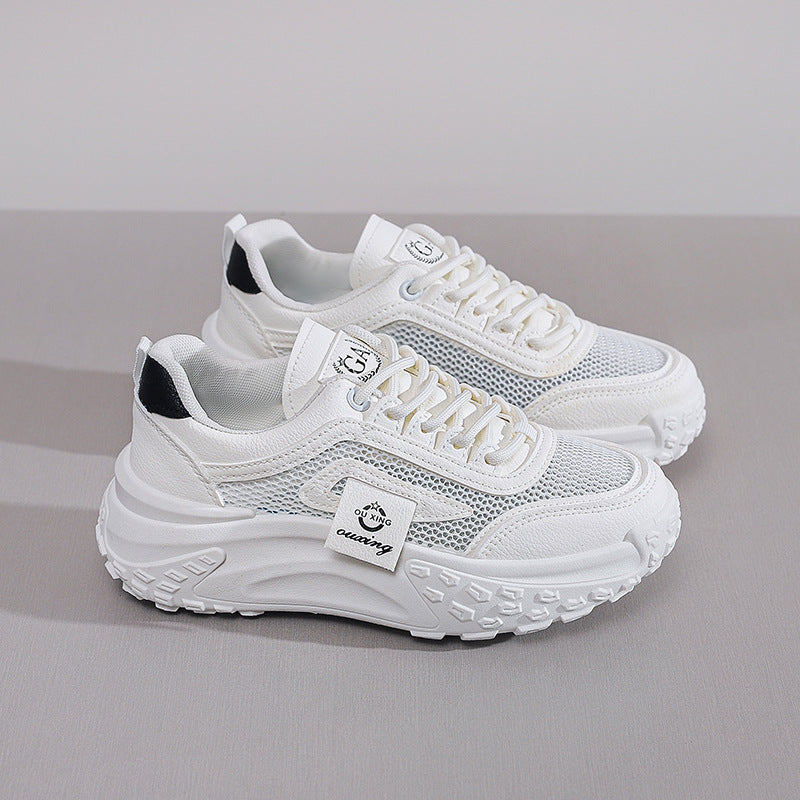 Zapatillas deportivas de suela gruesa para mujeres 2025