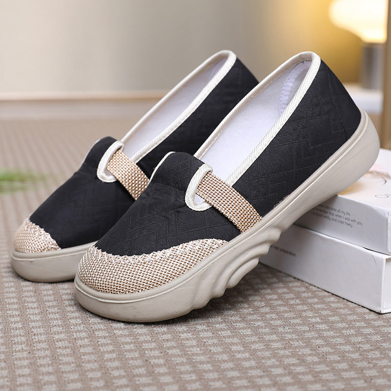 Zapatos de lino cómodos para mujer
