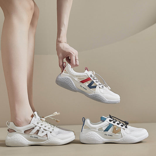 Zapatos de malla de estilo nuevo de verano 2025