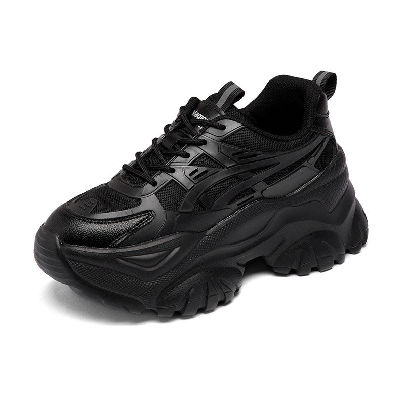 Zapatos casuales retro con aumento de altura