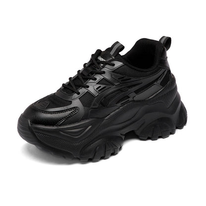 Zapatos casuales retro con aumento de altura