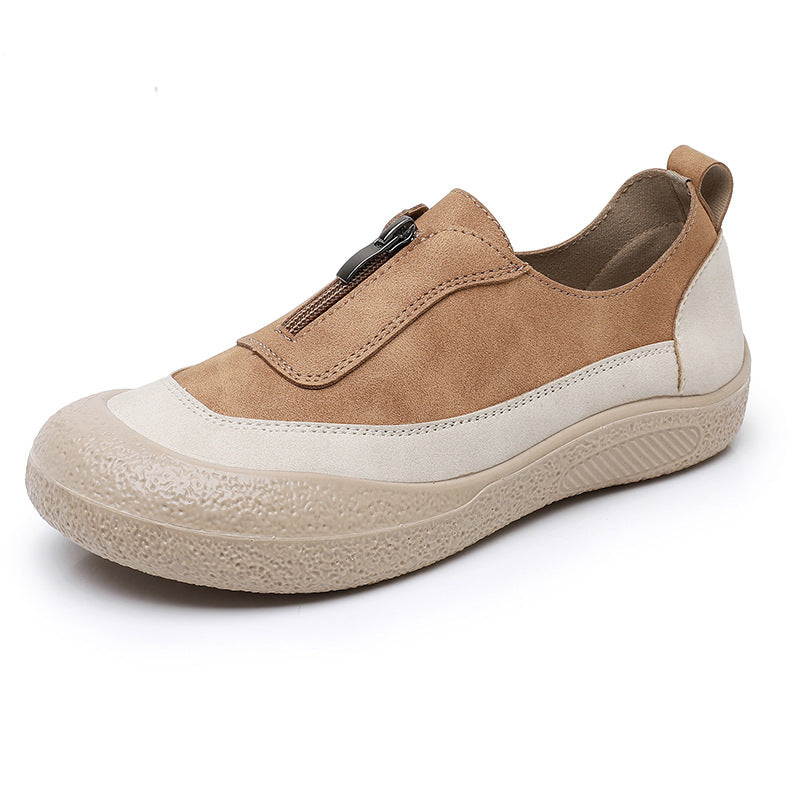 Zapatos ligeros de ante para mujer