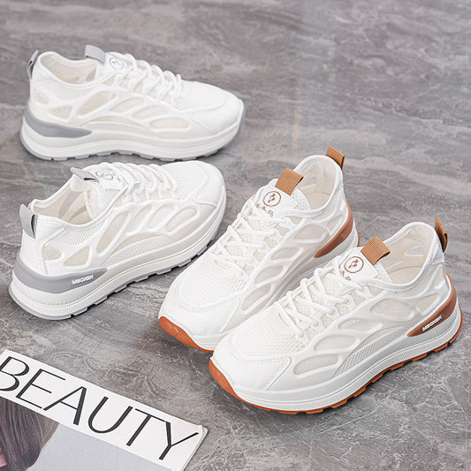 Zapatillas de running ultraligeras de malla con amortiguación