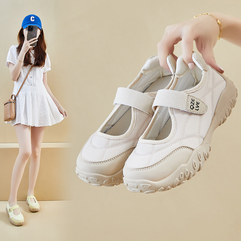 Zapatos casuales de malla con velcro