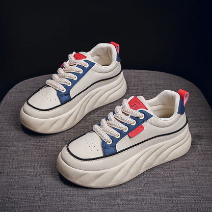 Zapatillas retro de color contrastante