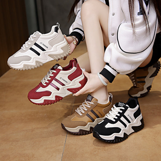Zapatos casuales de moda con suela gruesa JC8