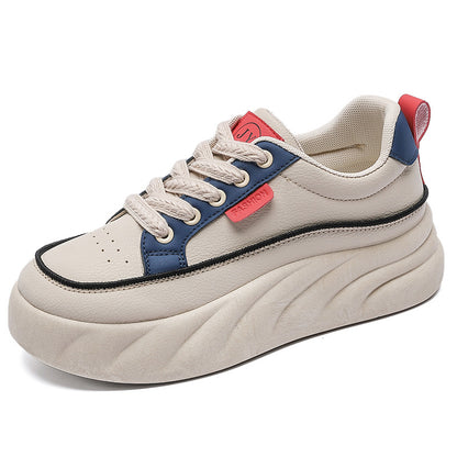 Zapatillas retro de color contrastante