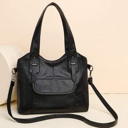 Bolso bandolera moderno de piel suave para mujer