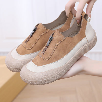 Zapatos ligeros de ante para mujer