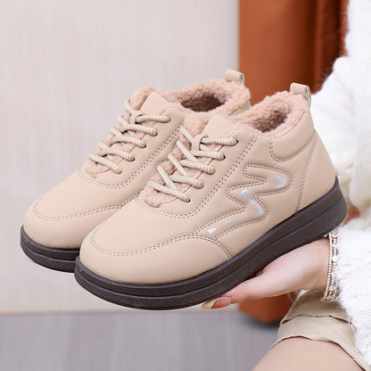 Mocasines de invierno con suela gruesa y antideslizantes