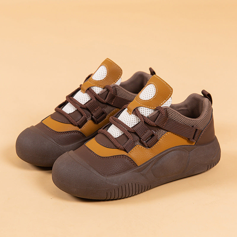 Zapatillas casuales versátiles de suela gruesa