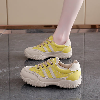 Zapatillas con cordones para mujer