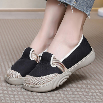Zapatos de lino cómodos para mujer