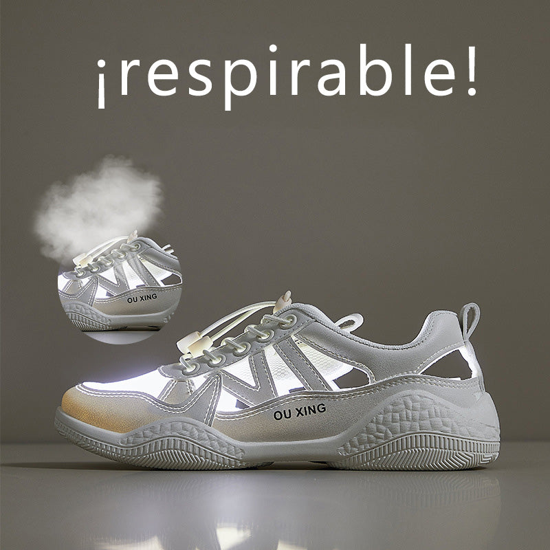 Zapatos de malla de estilo nuevo de verano 2025