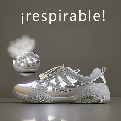 Zapatos de malla de estilo nuevo de verano 2025
